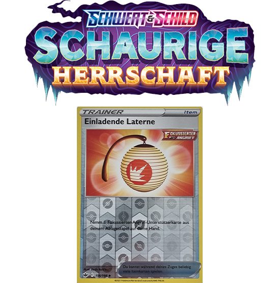 Pokémon Schaurige Herrschaft 156/198 Einladende Laterne REVERSE HOLO