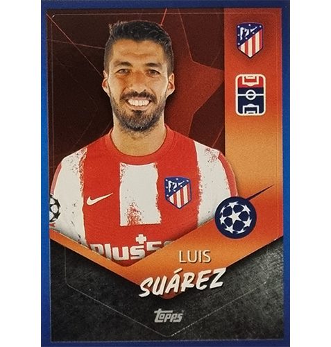 Topps Champions League Sticker 2021/2022 Nr 156 Luis Suarez