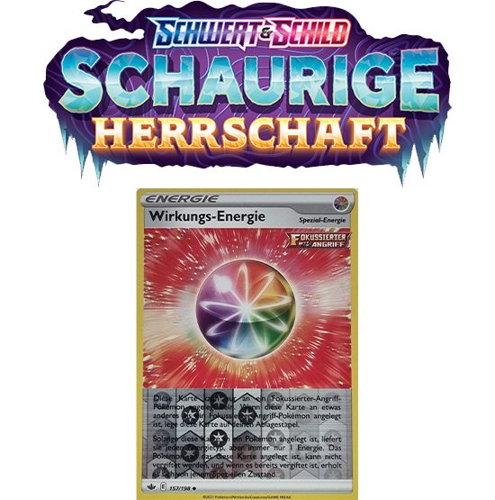 Pokémon Schaurige Herrschaft 157/198 Wirkungs-Energie REVERSE HOLO