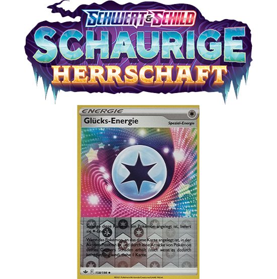 Pokémon Schaurige Herrschaft 158/198 Glücks-Energie REVERSE HOLO