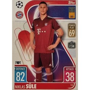 Topps Champions League 2021/2022 Nr 158 Niklas Süle