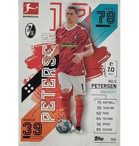 Topps Match Attax Bundesliga 2021/22 Nr 159 Nils Petersen