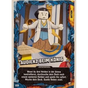 Lego Ninjago Serie 6 Trading Cards Nr 159 Audienz beim König