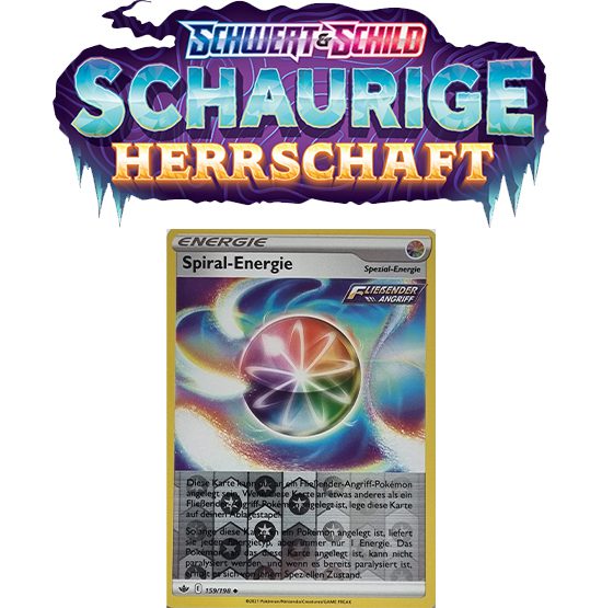 Pokémon Schaurige Herrschaft 159/198 Spiral-Energie REVERSE HOLO