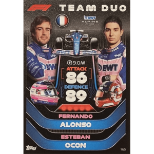 Topps Formula 1 Turbo Attax 2022 Trading Cards Nr 160