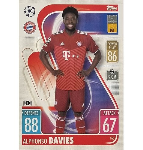 Topps Champions League 2021/2022 Nr 160 Alphonso Davies