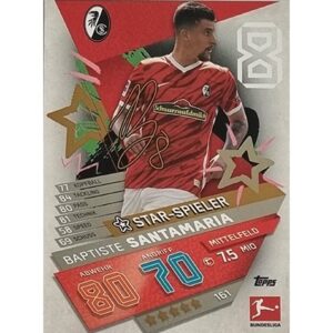 Topps Match Attax Bundesliga 2021/22 Nr 161 Baptiste Santamaria