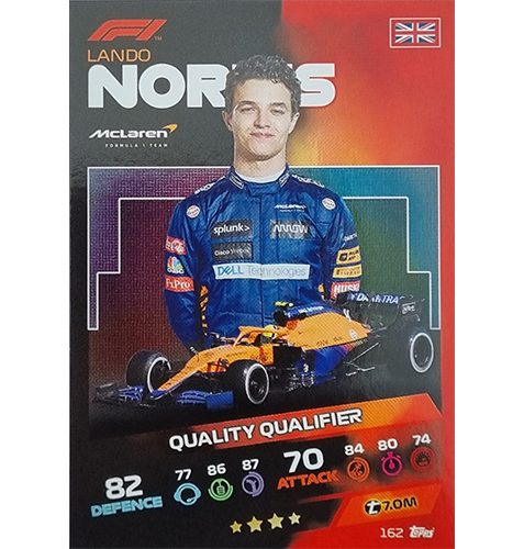 Turbo Attax 2021 Nr 162 Lando Norris