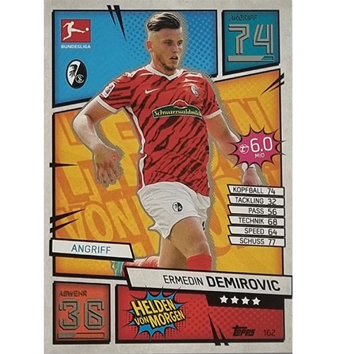 Topps Match Attax Bundesliga 2021/22 Nr 162 Ermedin Demirovic