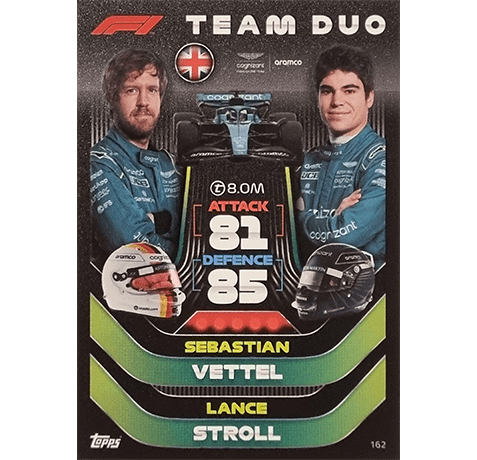 Topps Formula 1 Turbo Attax 2022 Trading Cards Nr 162