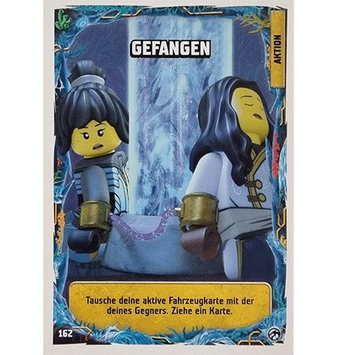 Lego Ninjago Serie 7 Trading Cards Geheimnisse der Tiefe - Nr 162 Gefangen