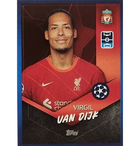 Topps Champions League Sticker 2021/2022 Nr 163 Virgil Van Dick