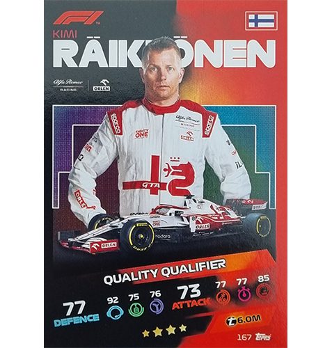 Turbo Attax 2021 Nr 167 Kimi Räikkönen