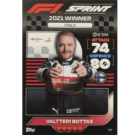 Topps Formula 1 Turbo Attax 2022 Trading Cards Nr 167