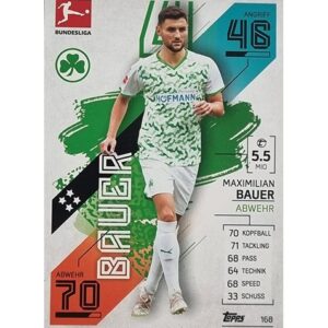Topps Match Attax Bundesliga 2021/22 Nr 168 Maximilian Bauer
