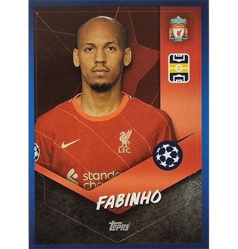 Topps Champions League Sticker 2021/2022 Nr 168 Fabinho