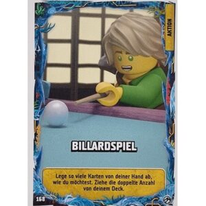 Lego Ninjago Serie 7 Trading Cards Geheimnisse der Tiefe - Nr 168 Billardspiel