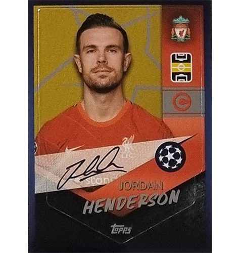 Topps Champions League Sticker 2021/2022 Nr 169 Jordan Henderson