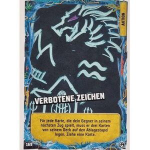 Lego Ninjago Serie 7 Trading Cards Geheimnisse der Tiefe - Nr 169 Verbotene Zeichen