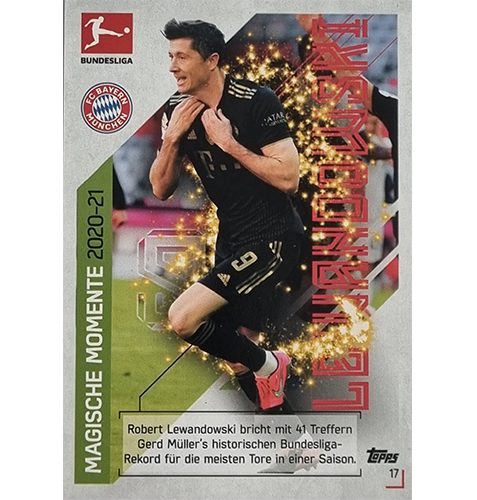 Topps Match Attax Bundesliga 2021/22 Nr 017 Robert Lewandowski