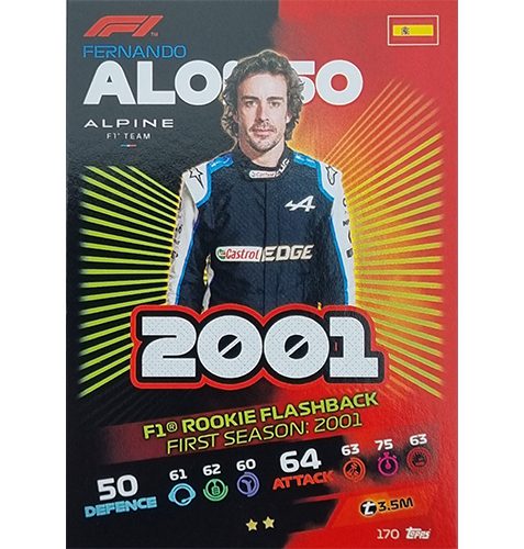 Turbo Attax 2021 Nr 170 Fernando Alonso