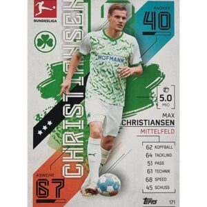 Topps Match Attax Bundesliga 2021/22 Nr 171 Max Christiansen