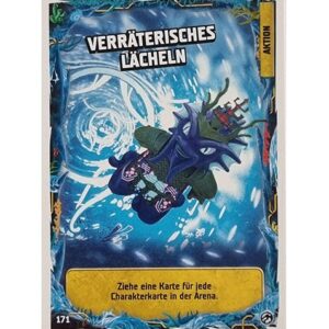 Lego Ninjago Serie 7 Trading Cards Geheimnisse der Tiefe - Nr 171 Verräterisches Lächeln