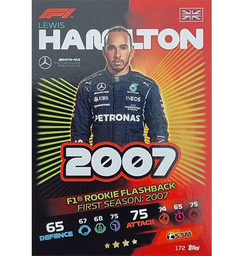 Turbo Attax 2021 Nr 172 Lewis Hamilton