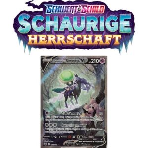 Pokémon Schaurige Herrschaft 172/198 Rappenreiter-Coronospa-V FULLART