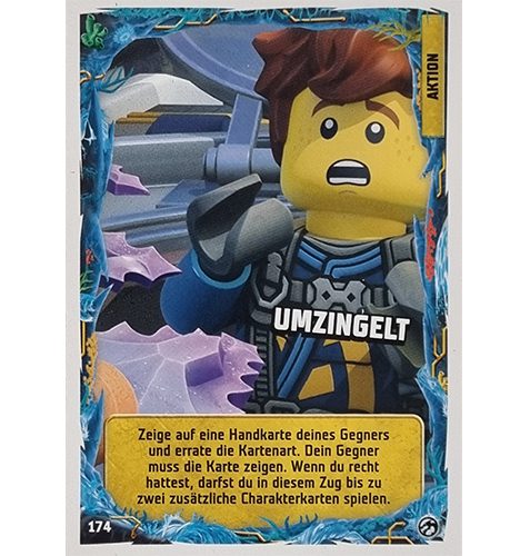 Lego Ninjago Serie 7 Trading Cards Geheimnisse der Tiefe - Nr 174 Umzingelt