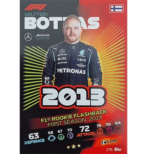 Turbo Attax 2021 Nr 175 Valtteri Bottas