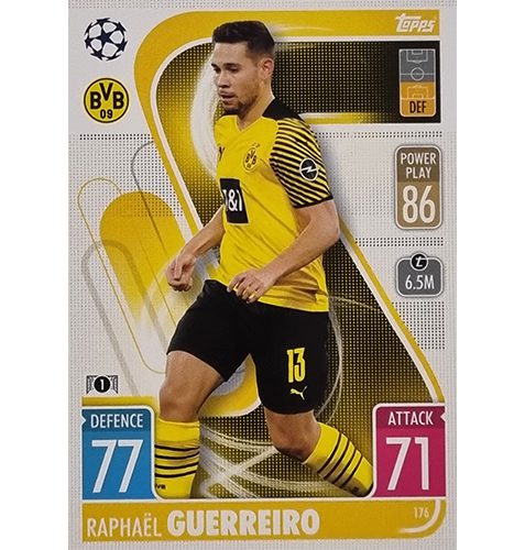 Topps Champions League 2021/2022 Nr 176 Raphael Guerreiro