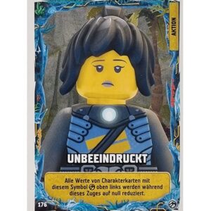 Lego Ninjago Serie 7 Trading Cards Geheimnisse der Tiefe - Nr 176 Unbeeindruckt