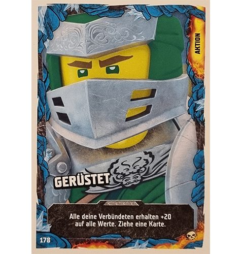 Lego Ninjago Serie 6 Trading Cards Nr 178 Gerüstet