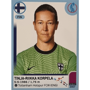 Panini Frauen EM 2022 Sticker - Nr 179 Tinja-Riikka Korpela