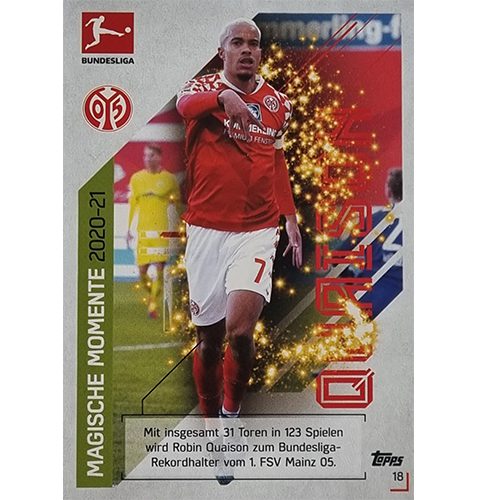 Topps Match Attax Bundesliga 2021/22 Nr 018 Robin Quasion