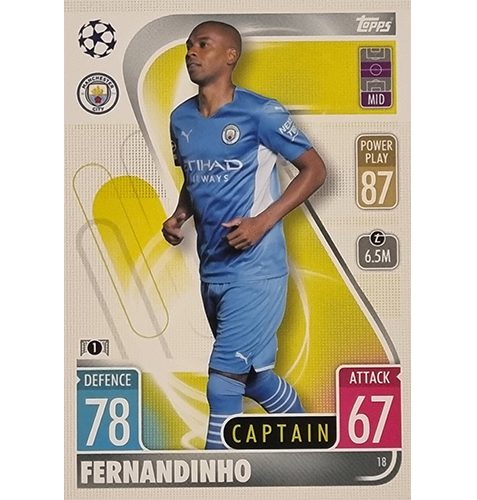 Topps Champions League 2021/2022 Nr 018 Fernandinho