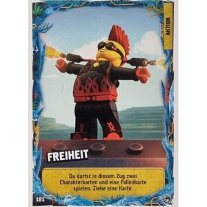 Lego Ninjago Serie 7 Trading Cards Geheimnisse der Tiefe - Nr 181 Freiheit