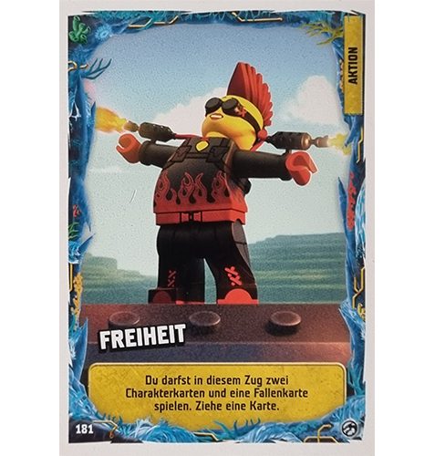 Lego Ninjago Serie 7 Trading Cards Geheimnisse der Tiefe - Nr 181 Freiheit