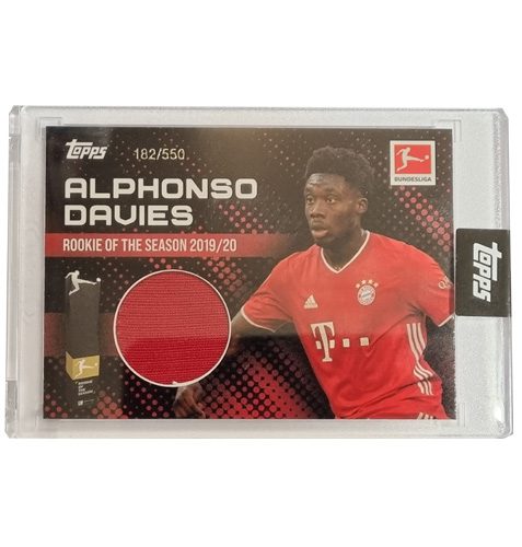 Topps Alphonso Davies Rookie of the Year Trikot 182