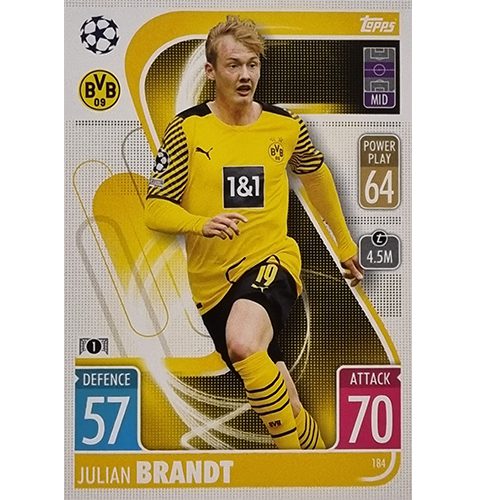 Topps Champions League 2021/2022 Nr 184 Julian Brandt