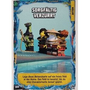 Lego Ninjago Serie 7 Trading Cards Geheimnisse der Tiefe - Nr 184 Sorgfältig verzurrt