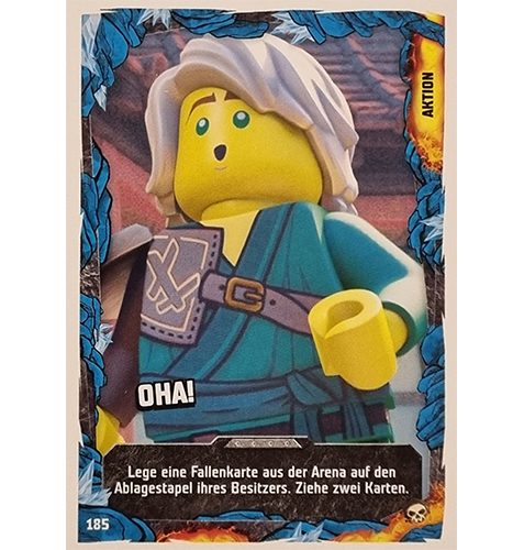 Lego Ninjago Serie 6 Trading Cards Nr 185 OHA