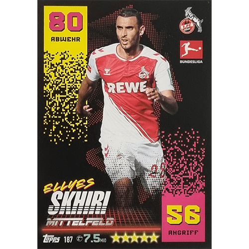 Topps Match Attax Bundesliga 2022-23 - Nr 187 Ellyes Skhiri