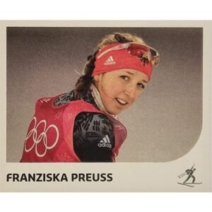 Panini Winterspiele 2022 Peking Sticker - Nr 019 Franziska Preuss