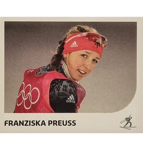 Panini Winterspiele 2022 Peking Sticker - Nr 019 Franziska Preuss