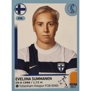 Panini Frauen EM 2022 Sticker - Nr 191 Evelina Summanen