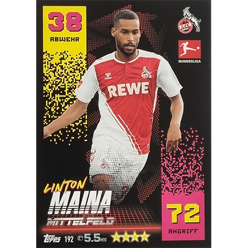 Topps Match Attax Bundesliga 2022-23 - Nr 192 Linton Maina