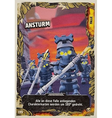 Lego Ninjago Serie 6 Trading Cards Nr 195 Ansturm