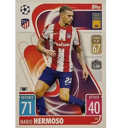 Topps Champions League 2021/2022 Nr 195 Mario Hermoso